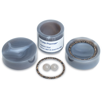 Agate Grinding Vial Set 2