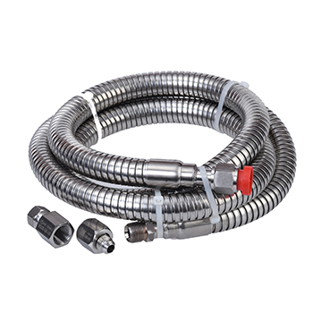 Long Cryogenic Transfer Hose, 6 ft