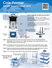 Sampleprep - HG-600 Geno-Grinder® 2010 | High-Throughput